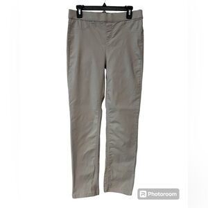 Gloria Vanderbilt All-Around Slimming Effect Straight Leg Pull-On Tan Jeans